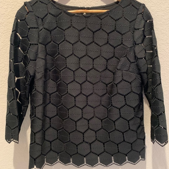 Talbots RSVP Black top - Picture 1 of 4